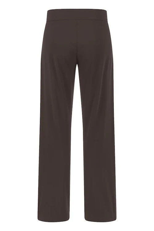 Raffaello Rossi Candice Straight Jogger - Dark Brown