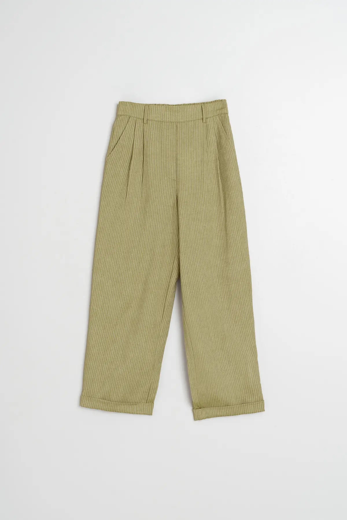 Indi & Cold Pleated Pinstripe Trouser