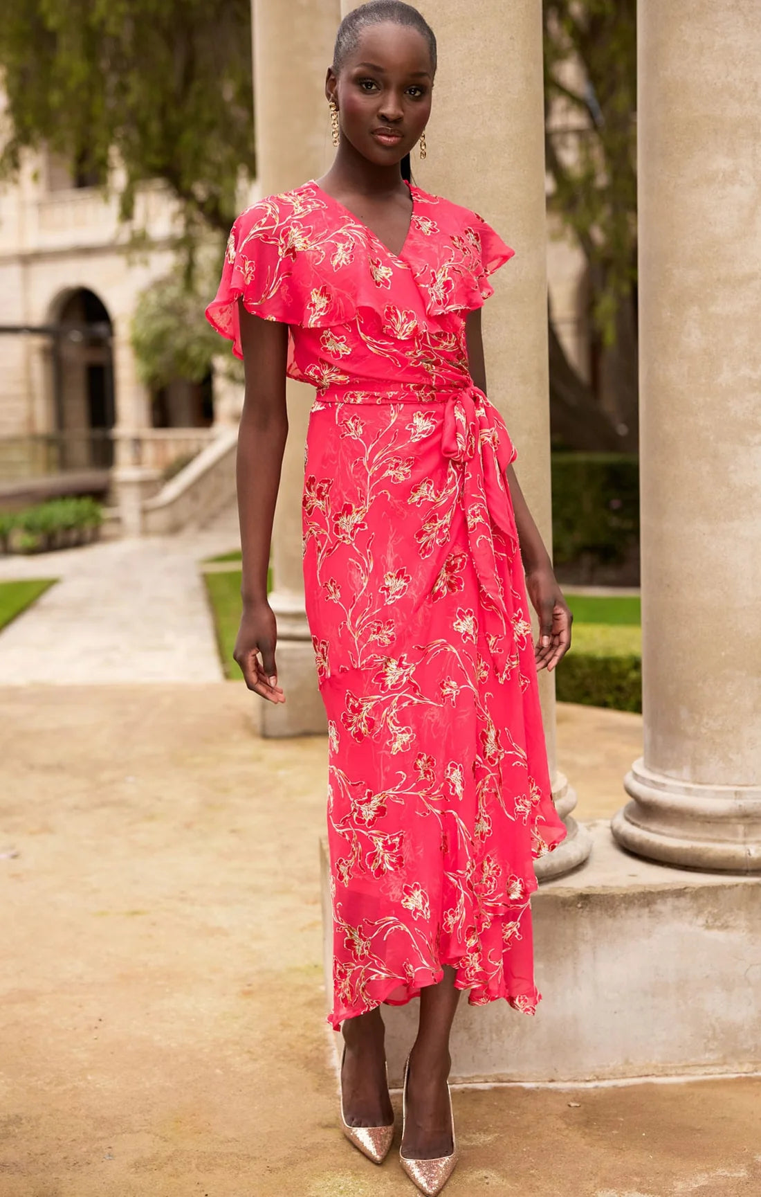 Sacha Drake Eleanor Silk Wrap Dress