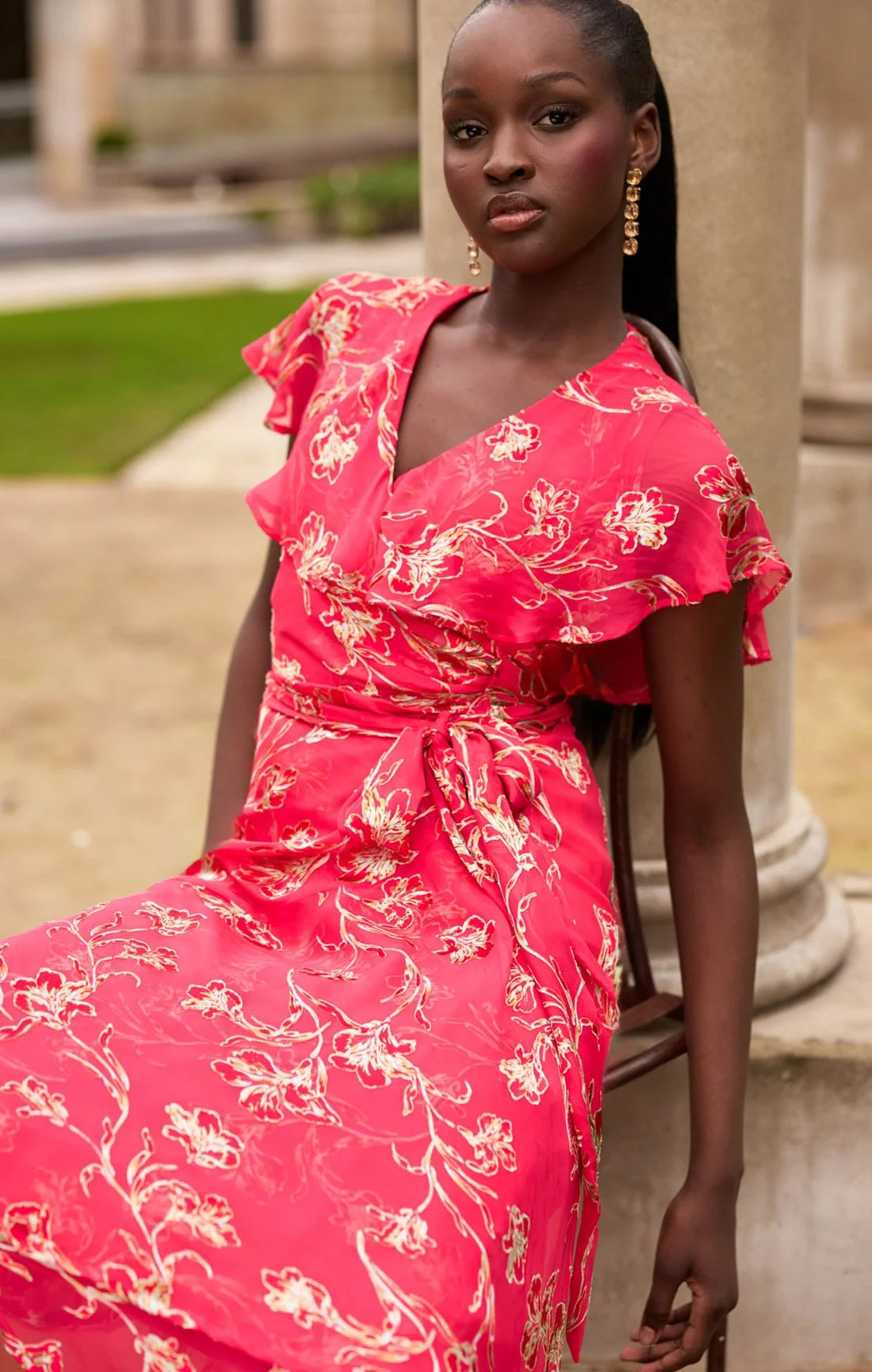 Sacha Drake Eleanor Silk Wrap Dress