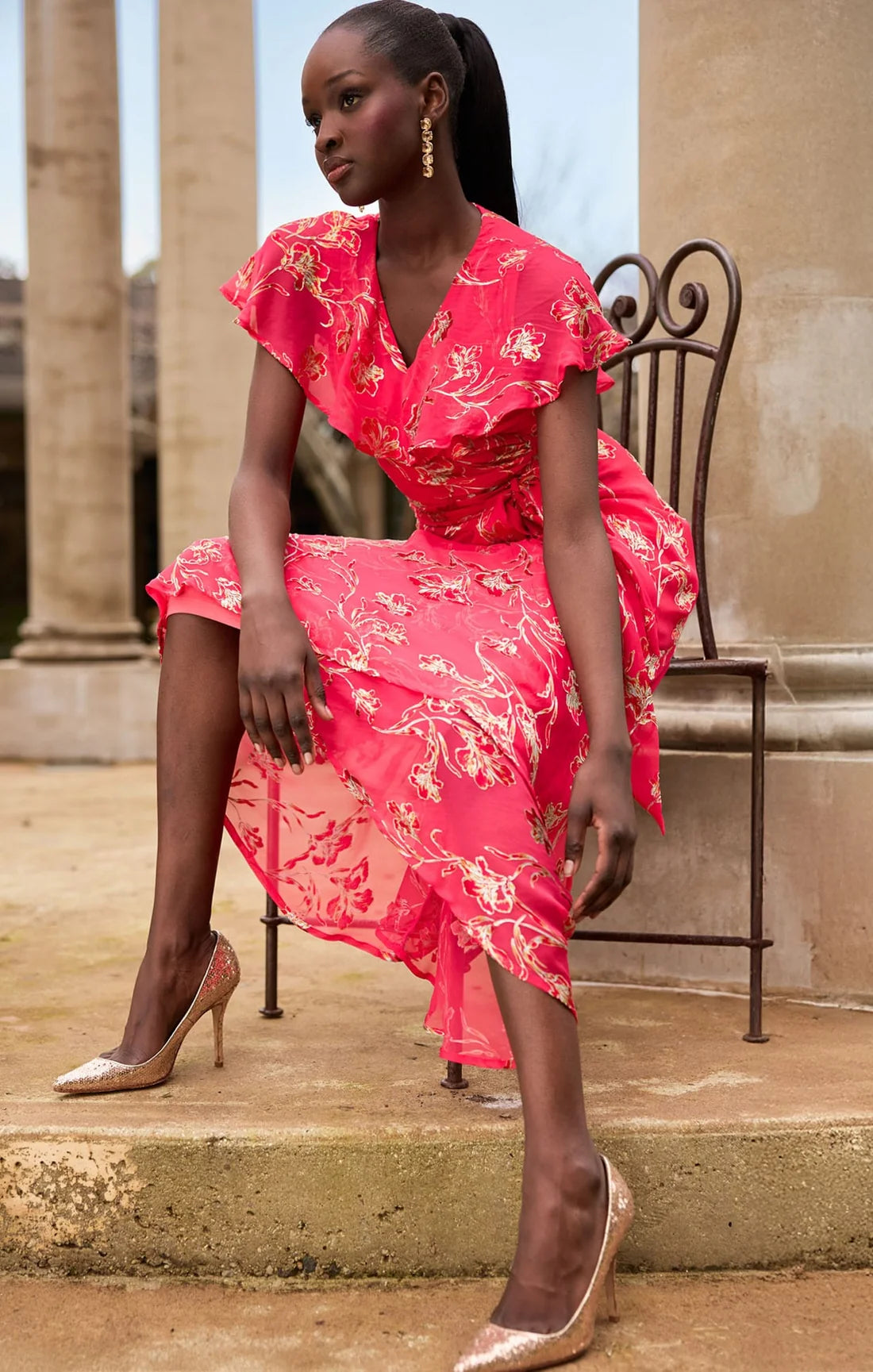 Sacha Drake Eleanor Silk Wrap Dress