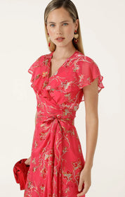 Sacha Drake Eleanor Silk Wrap Dress