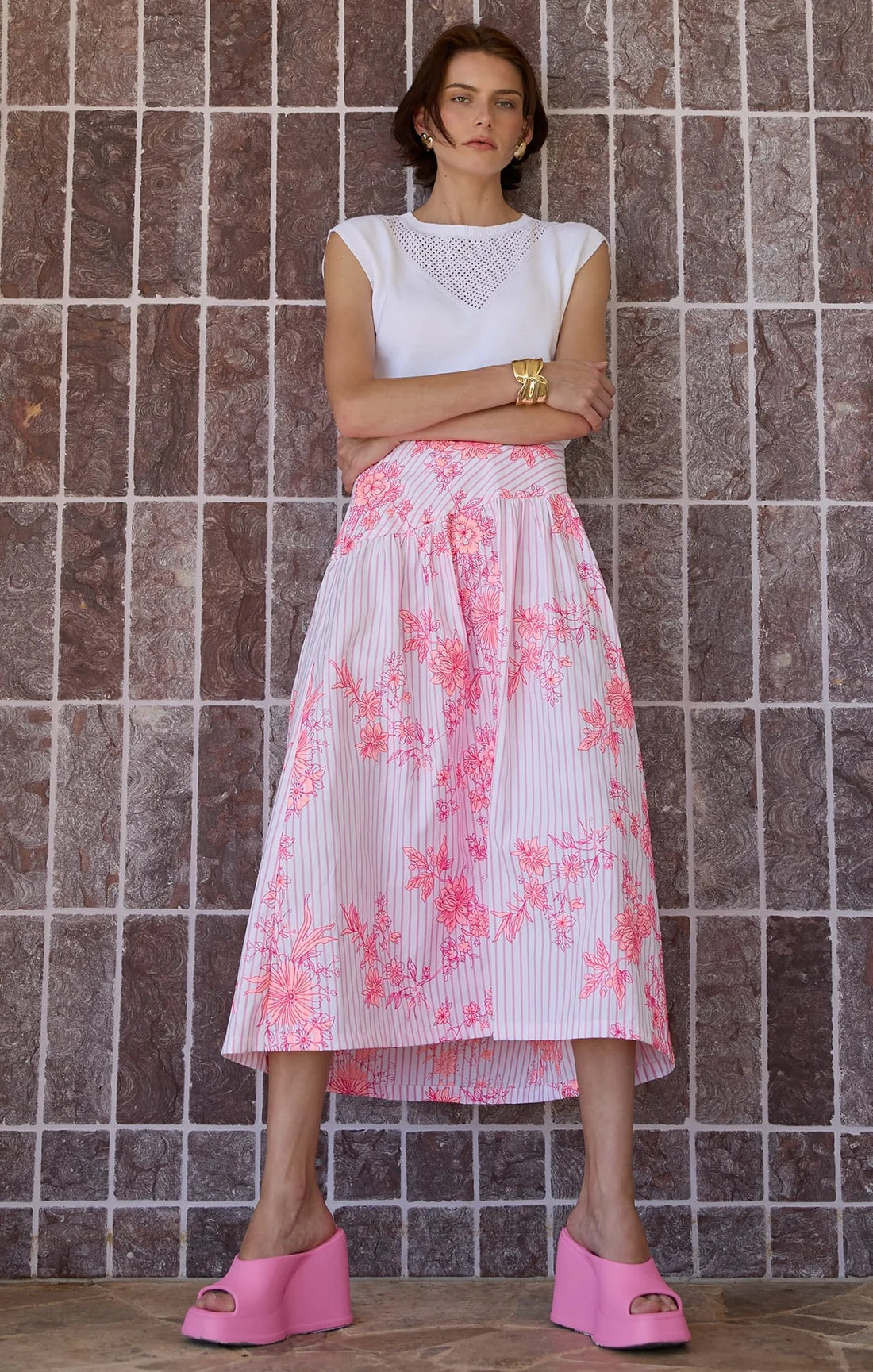 Sacha Drake Ireni Midi Skirt