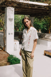 Indi & Cold Pleated Pinstripe Trouser