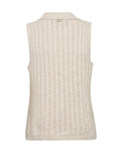 Mos Mosh Rinja Marisol Line Knit Top Ecru