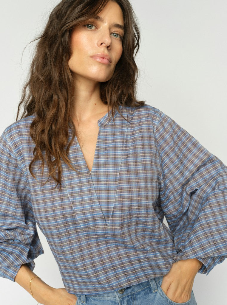 Mos Mosh Yen Check Blouse
