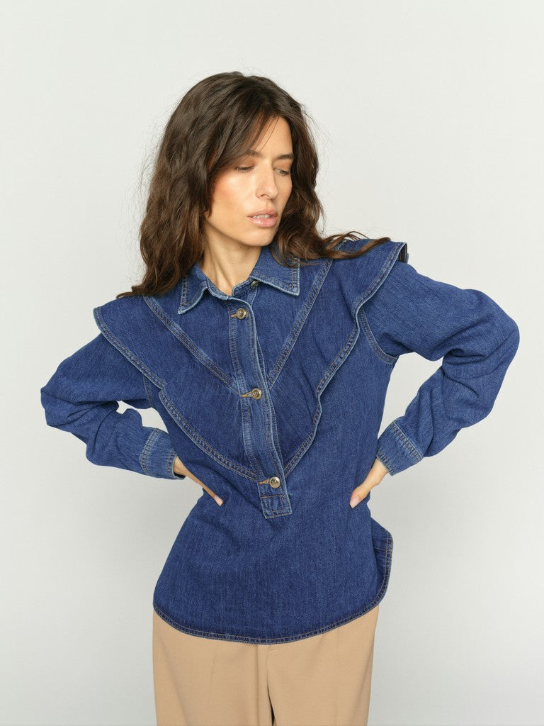 Mos Mosh Irina Denim Shirt