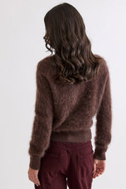 Mia Fratino Sierra Brushed Cashmere/Merino Cardi