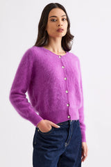 Mia Fratino Sierra Brushed Cashmere/Merino Cardi