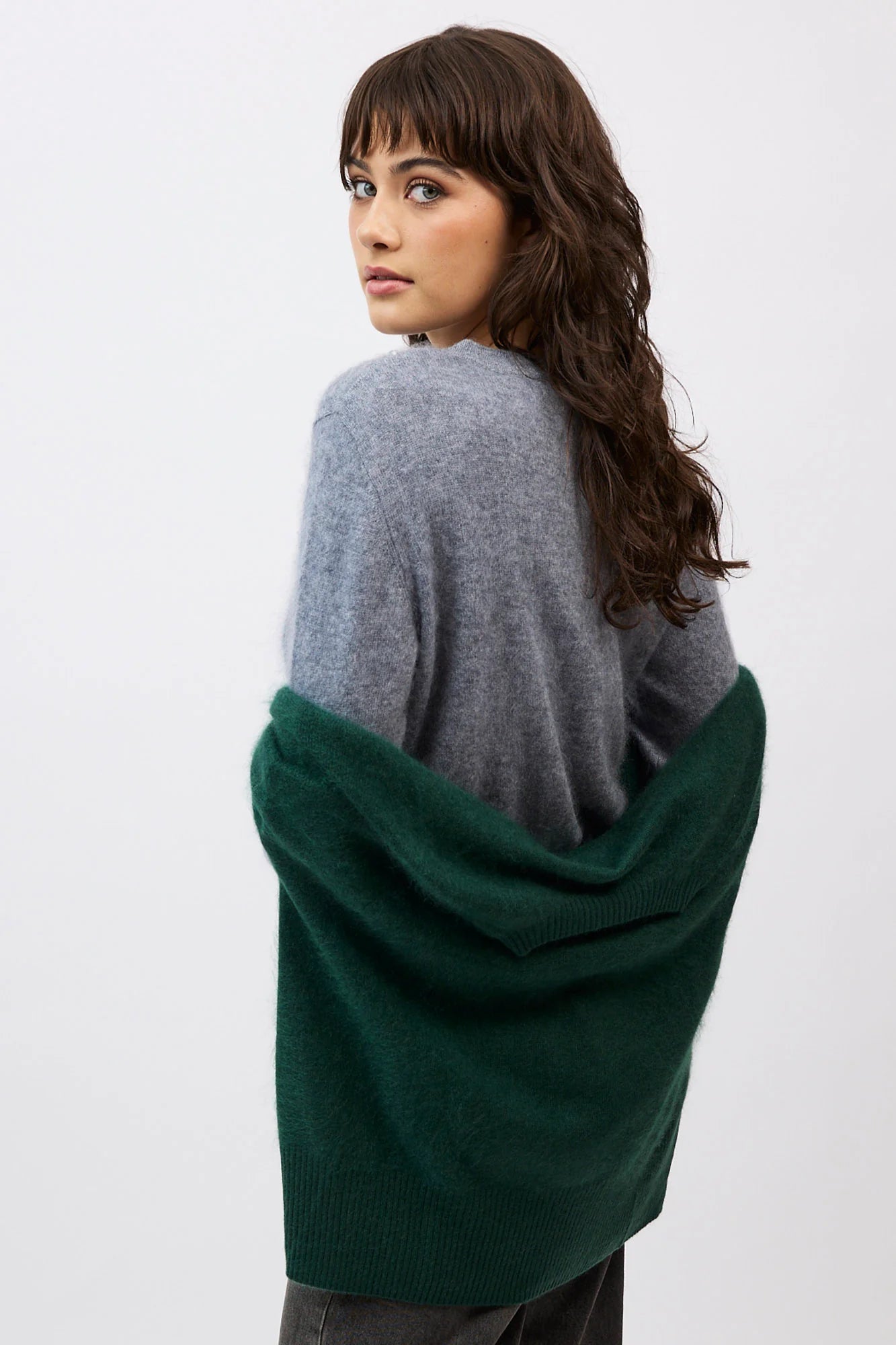 Mia Fratino Sierra Brushed Cashmere/Merino Cardi