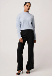 Oncewas Savanna Alpaca Blend Sweater in Blue Frost
