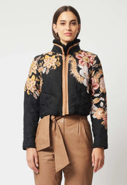 Empress Crop Bomber Jacket