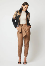 Empress Crop Bomber Jacket