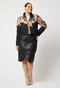 Empress Crop Bomber Jacket