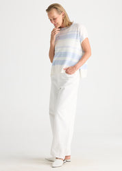 Zaket & Plover Zig Detail Top