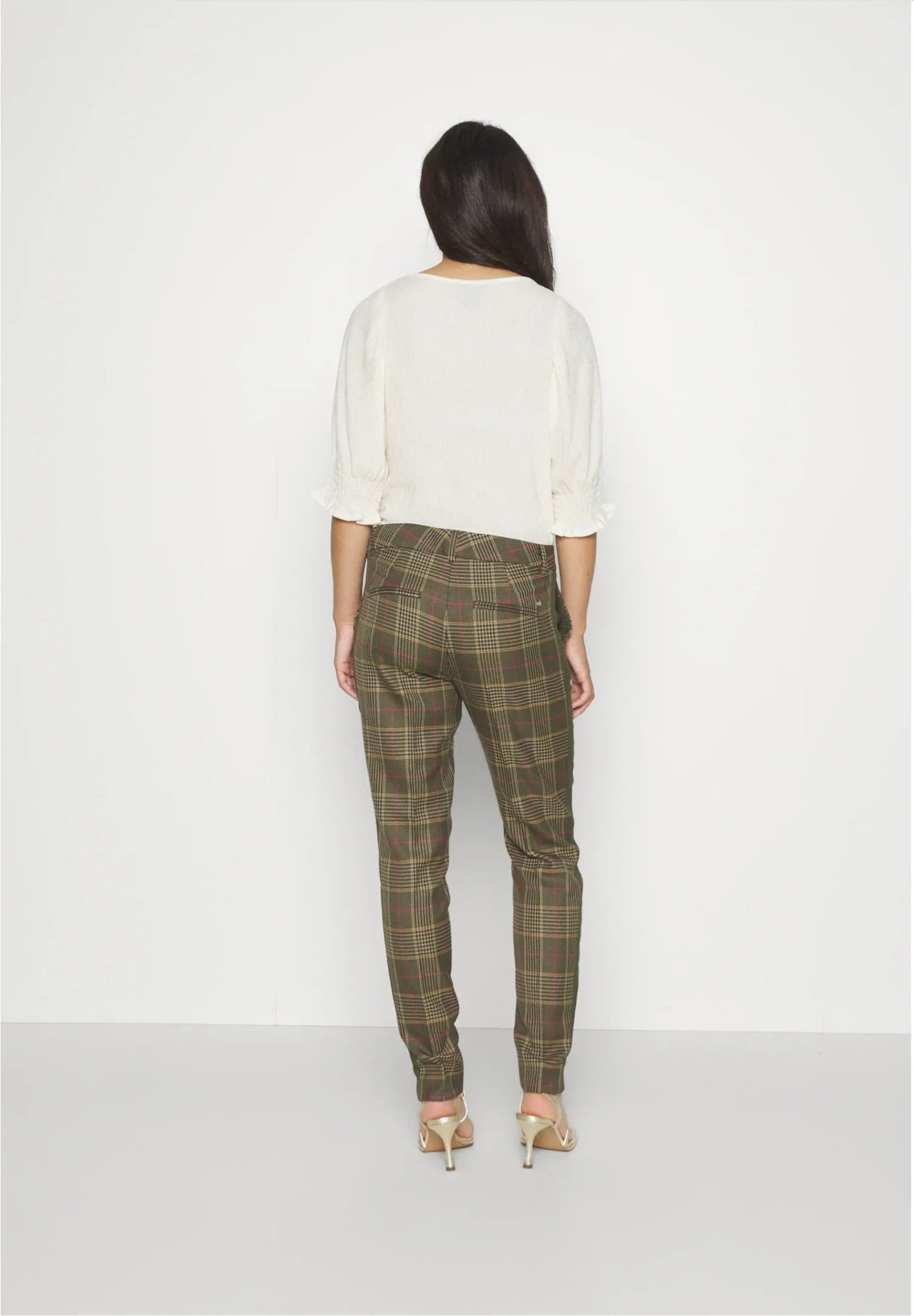 Shop Abbey Anisma Pant | Forest Night Tartan - Mos Mosh