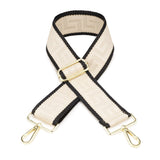 Hi Ho + Co Adjustable Bag Strap Off White/Gold