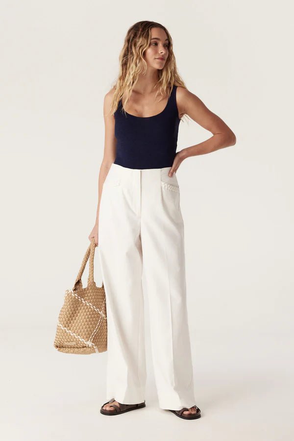 Shop Alison Pant | White - Cable Melbourne