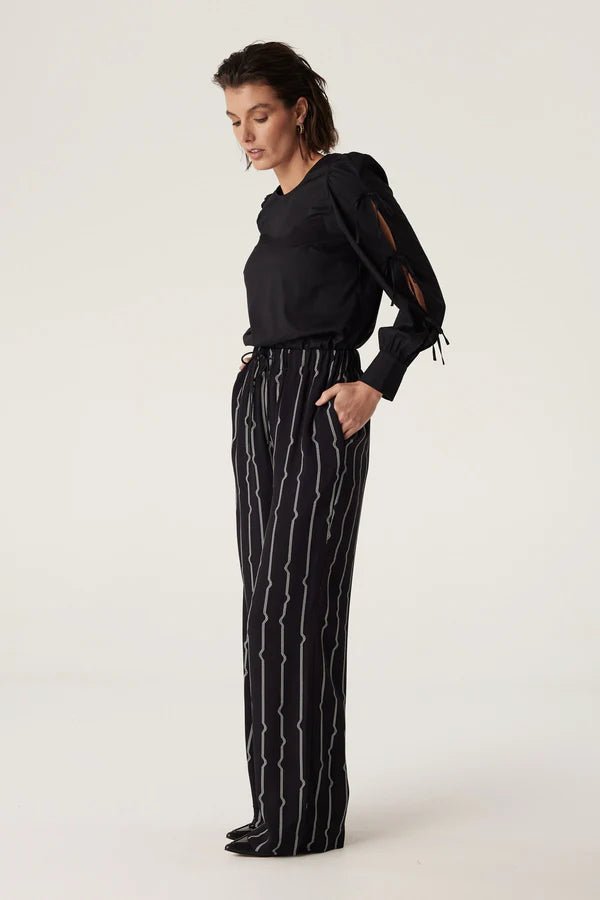 Shop Allegra Stripe Pant | Pulse Print - Cable Melbourne