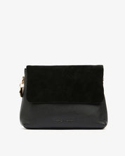 Shop Amber Petite Leather/Suede Handbag | Black - Arlington Milne