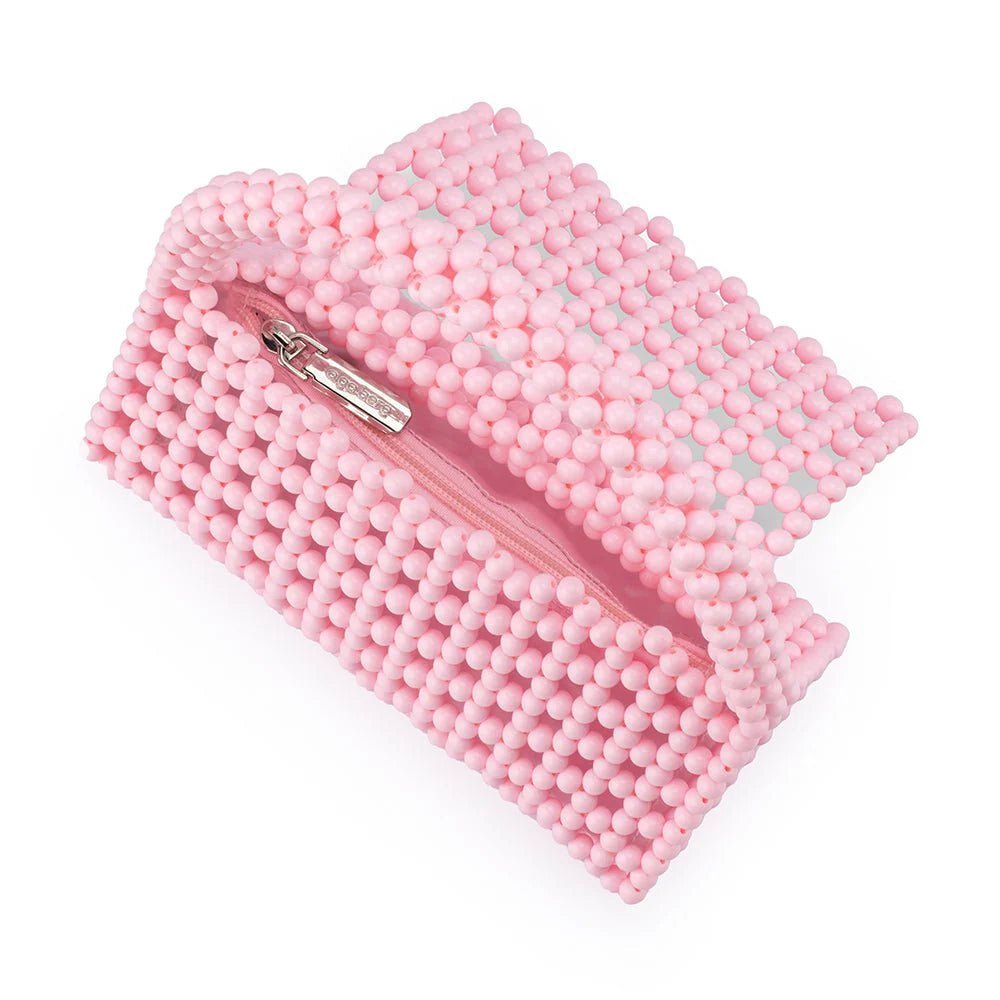 Shop Amrita Bead Top Handle Bag | Pink - Olga Berg