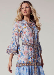 Shop Anacapri Dress | Ecru Multi - Loobies Story