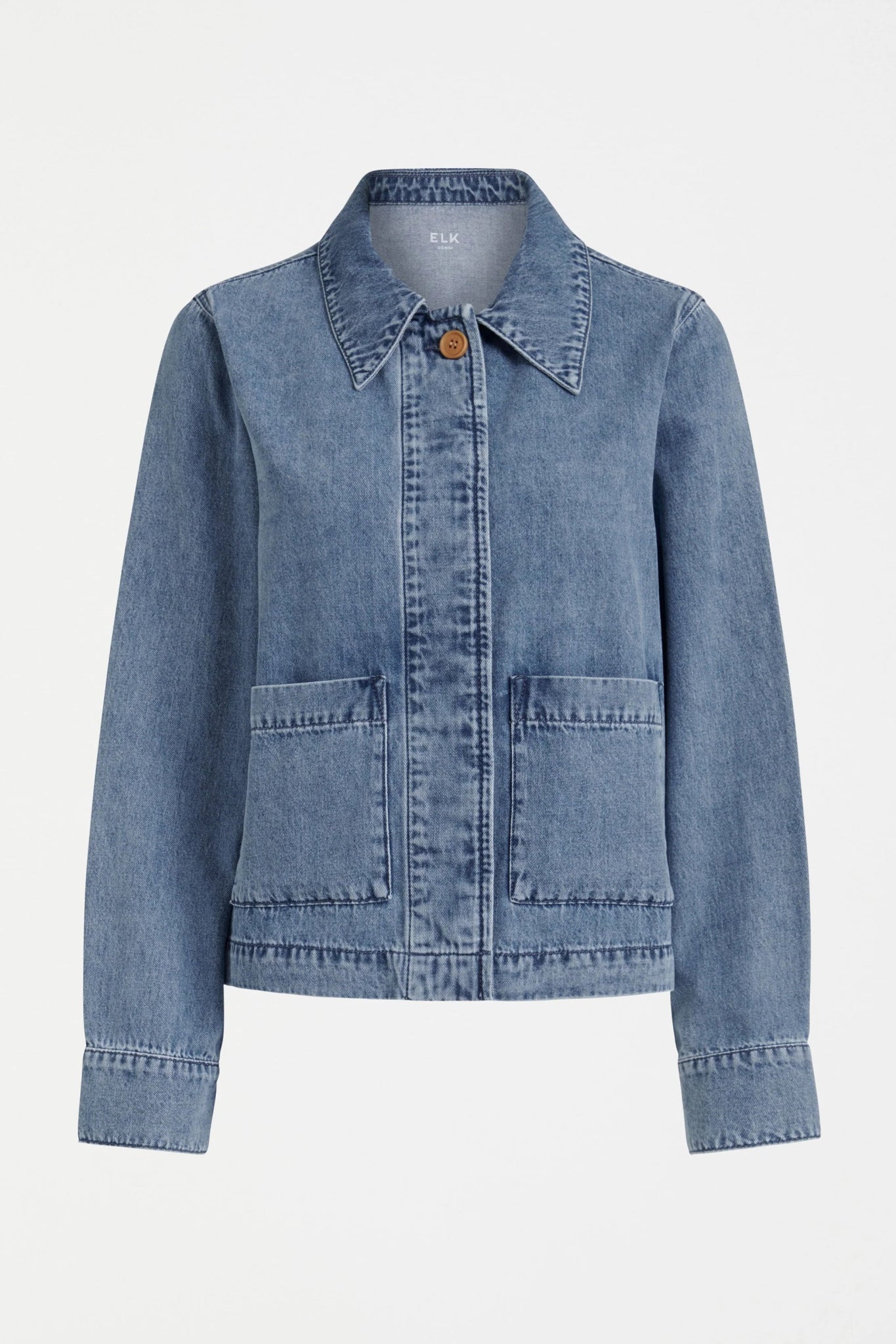 Shop Arbet Denim Jacket | Chambray Blue - Elk The Label