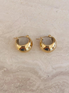 Shop Archer Mini Gold Hoop Earrings - Kitsense