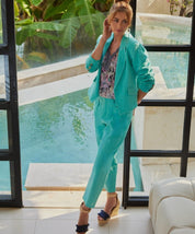 Shop Artisan Jacket | Turquoise - Loobies Story