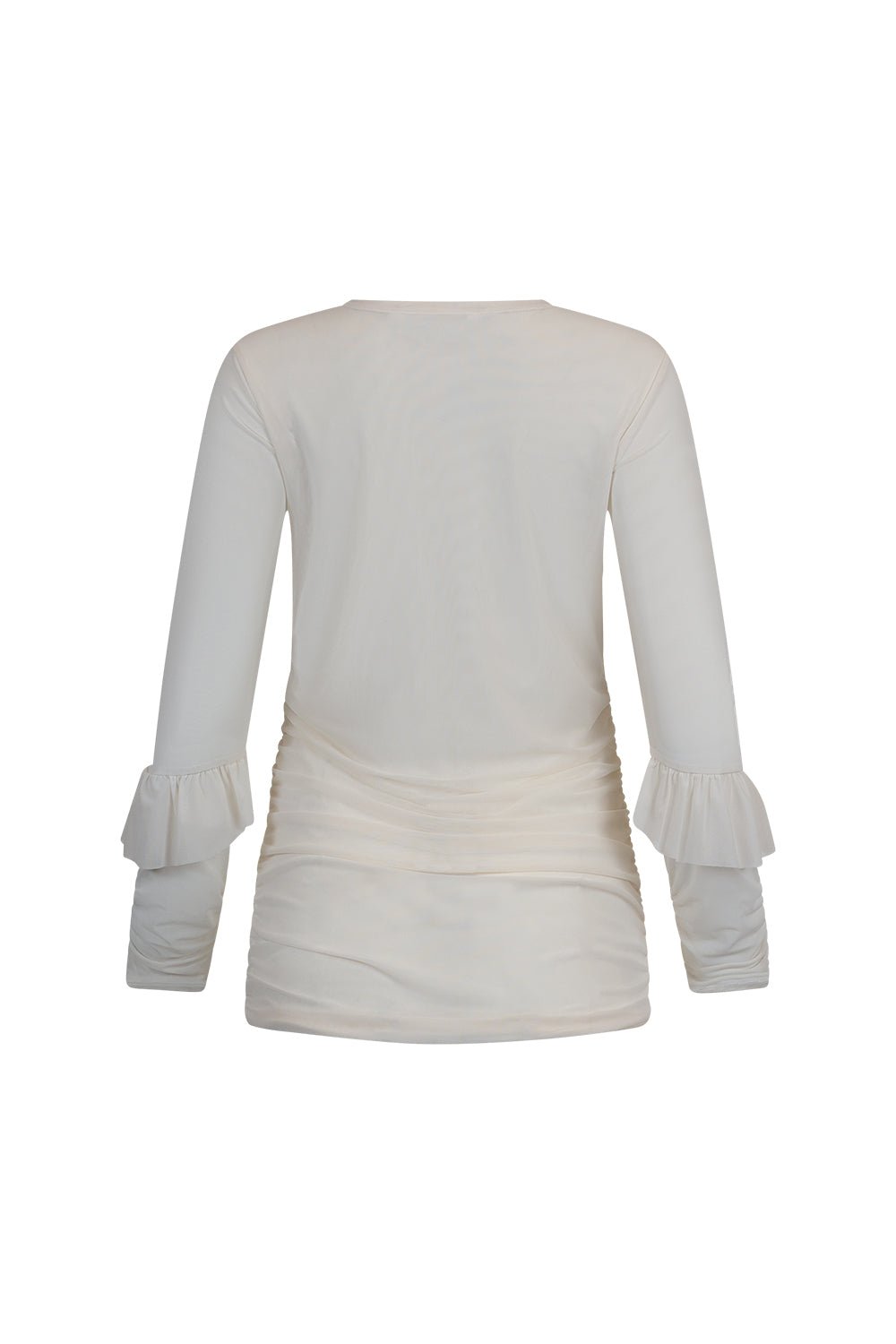 Shop Aston Ruffle Top French Vanilla - Loobies Story