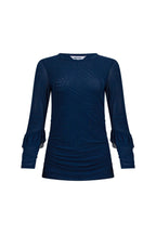 Shop Aston Ruffle Top Peacock - Loobies Story