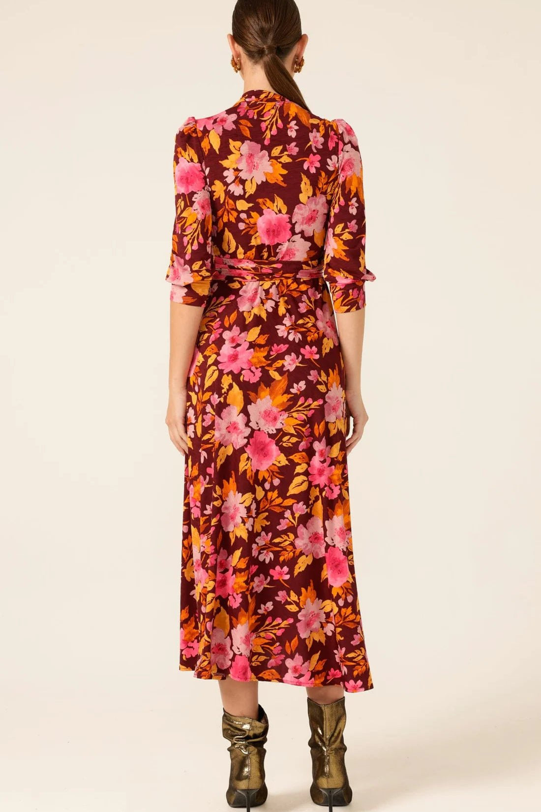 Shop Autumn Leaf Wrap Dress - Sacha Drake