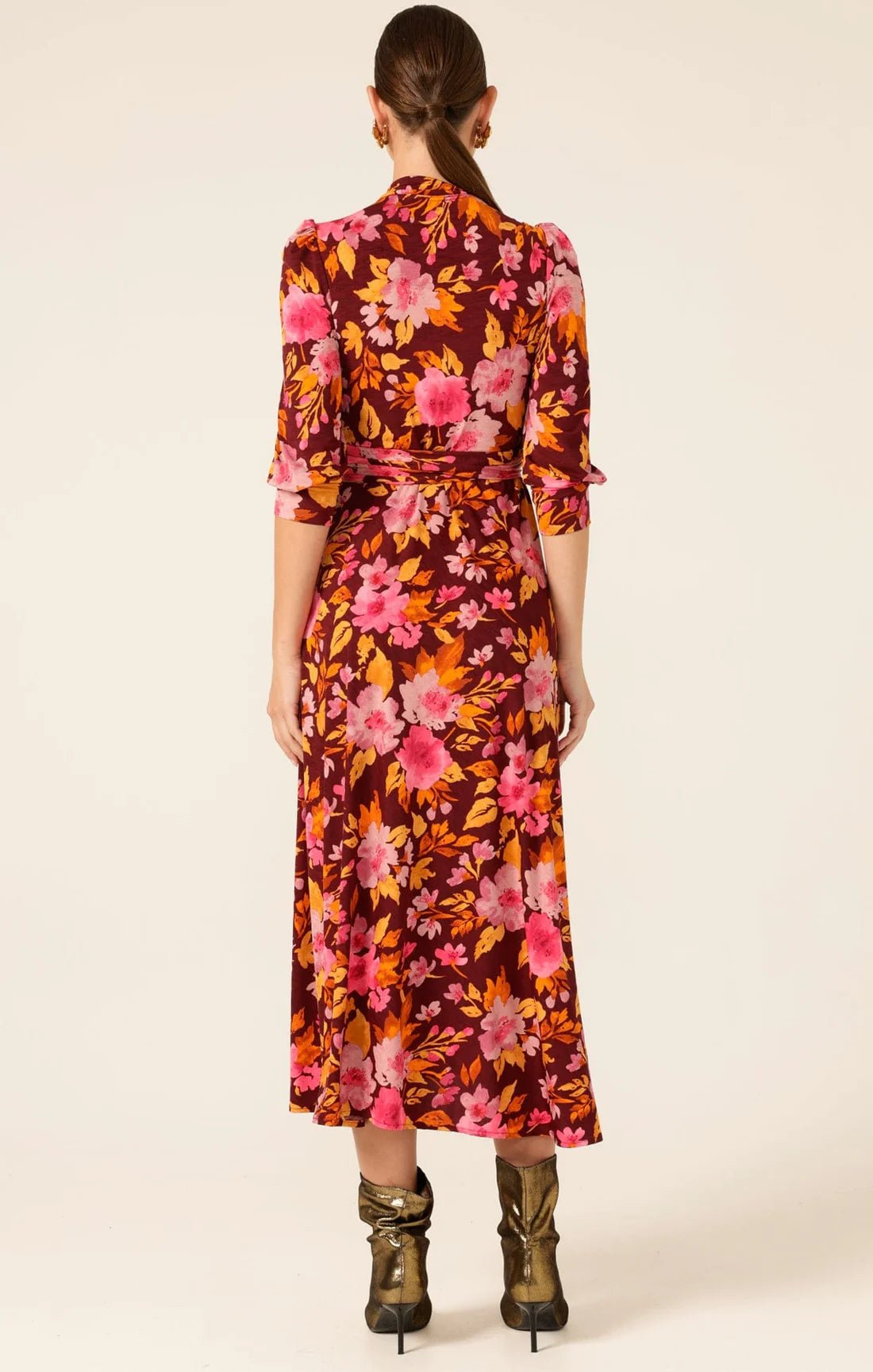 Shop Autumn Leaf Wrap Dress - Sacha Drake