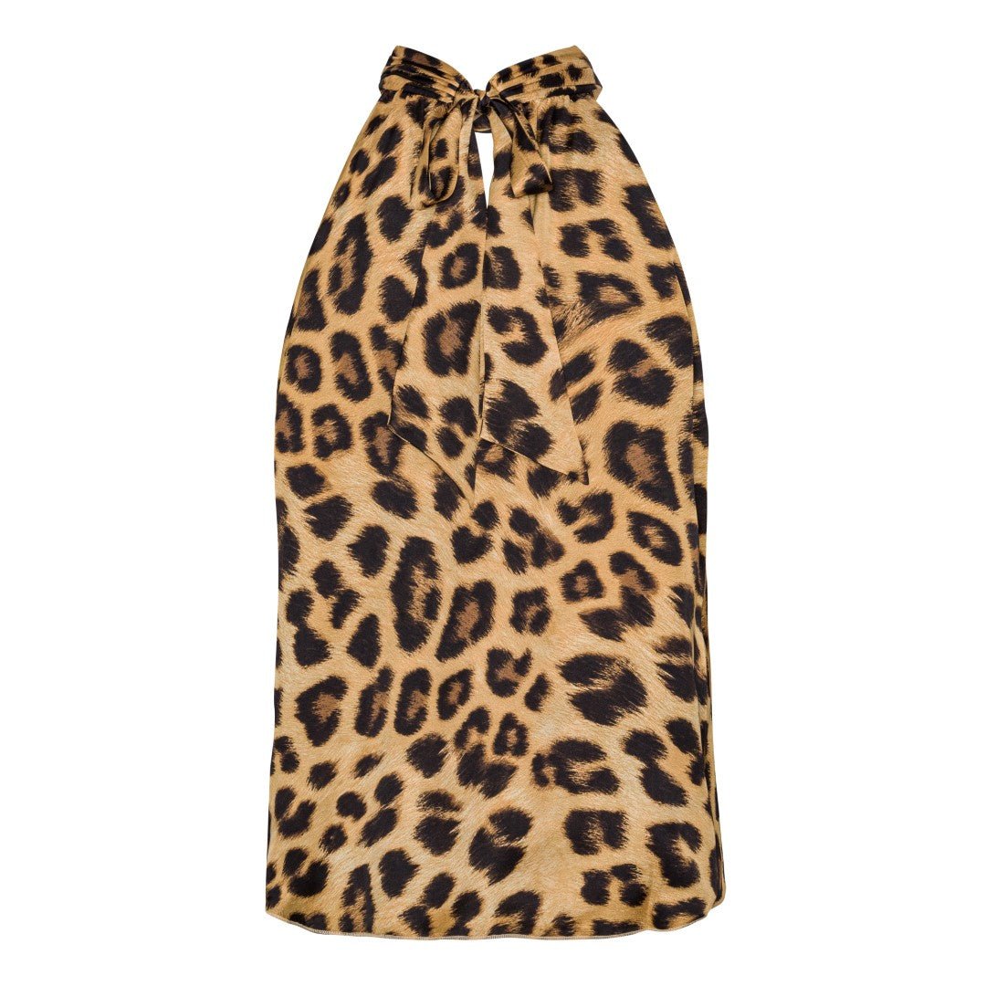 Shop Ava Top | Leopard - Karmamia Copenhagen