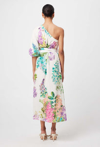 Shop Bahia Linen One Shoulder Viscose Dress | Wisteria Alba - ONCEWAS