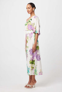 Shop Bahia Linen One Shoulder Viscose Dress | Wisteria Alba - ONCEWAS