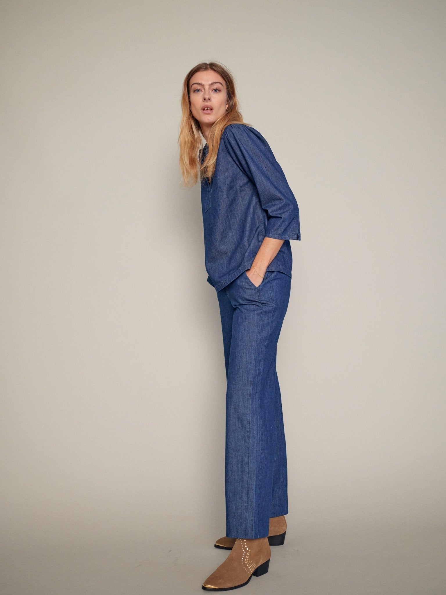 Shop Bai Denim Pant - Mos Mosh