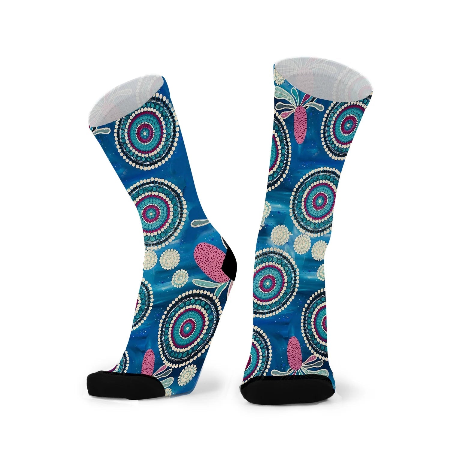 Shop Bamboo Socks | Banksia Dreaming Designed By Kirsten Gray - Red Fox Sox