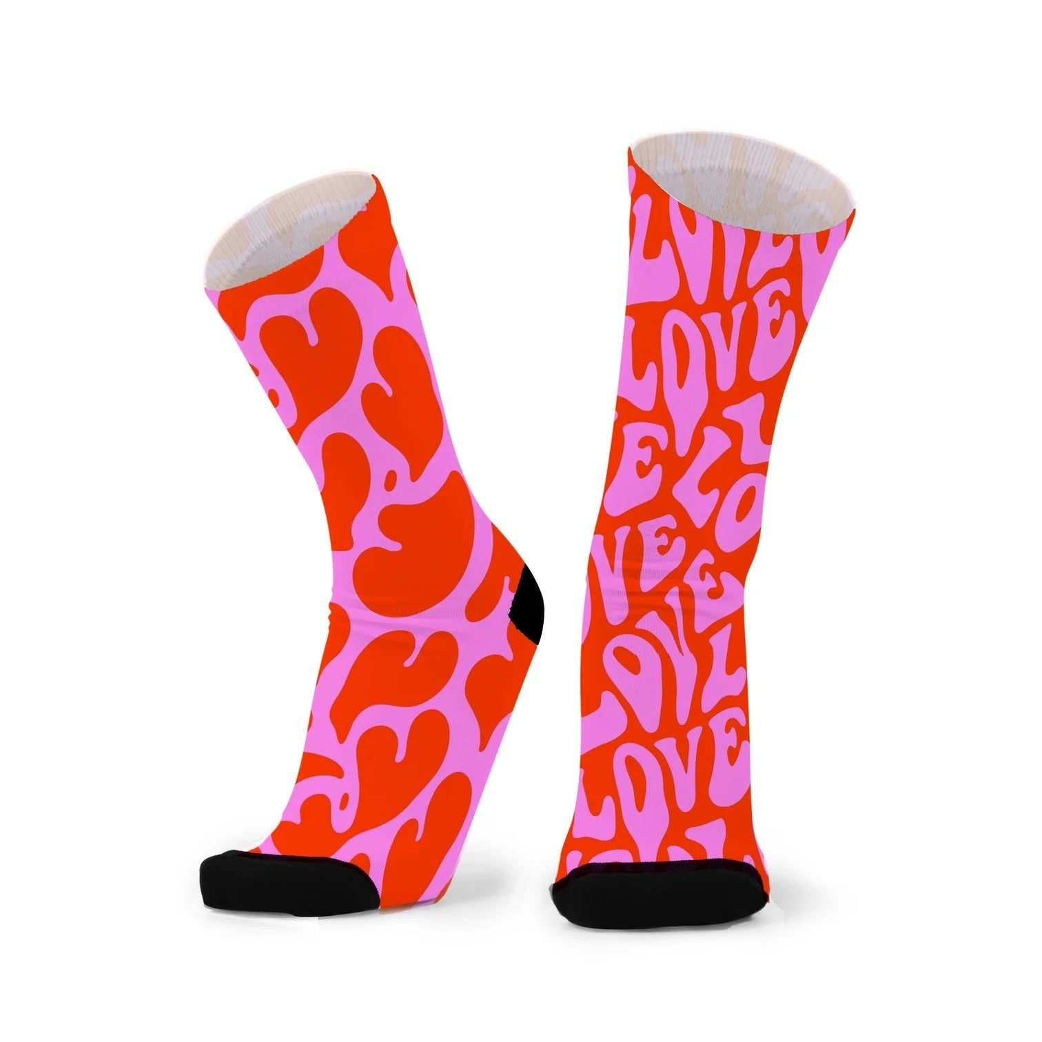 Shop Bamboo Socks | Love Hearts - Red Fox Sox