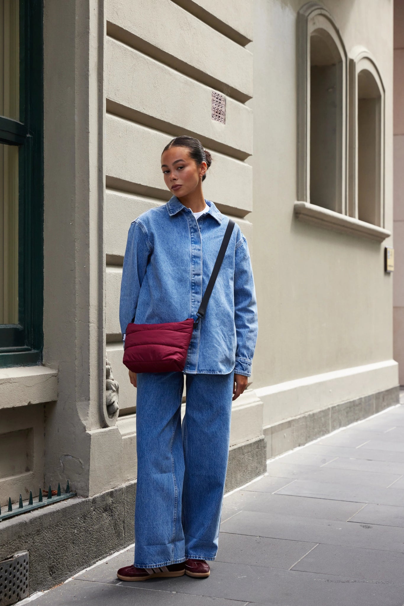 Shop Base Supply Stash Base Crossbody - Cloud Crossbody Bag with Zip - Base Supply