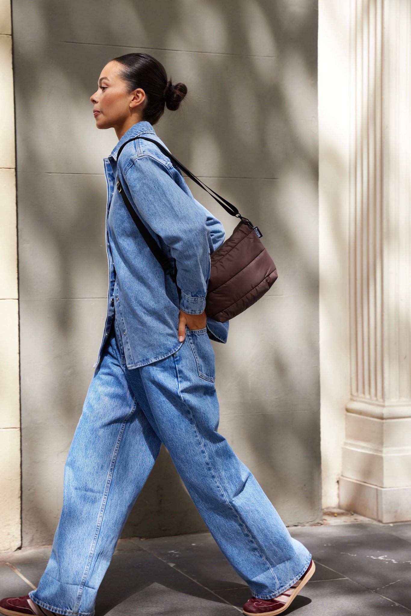 Shop Base Supply Stash Base Crossbody - Cloud Crossbody Bag with Zip - Base Supply