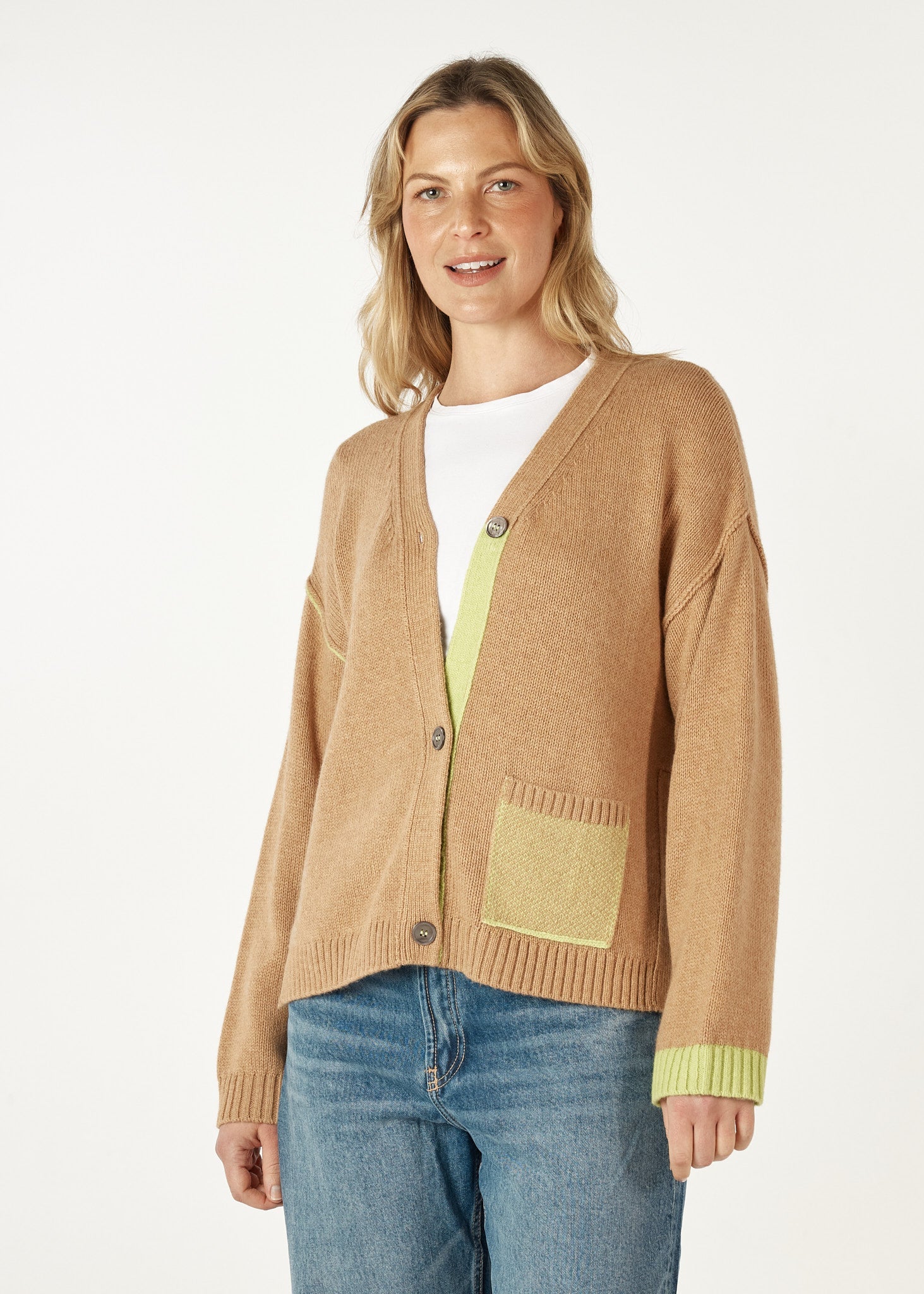 Shop Birdseye Pocket Cardi - Zaket & Plover