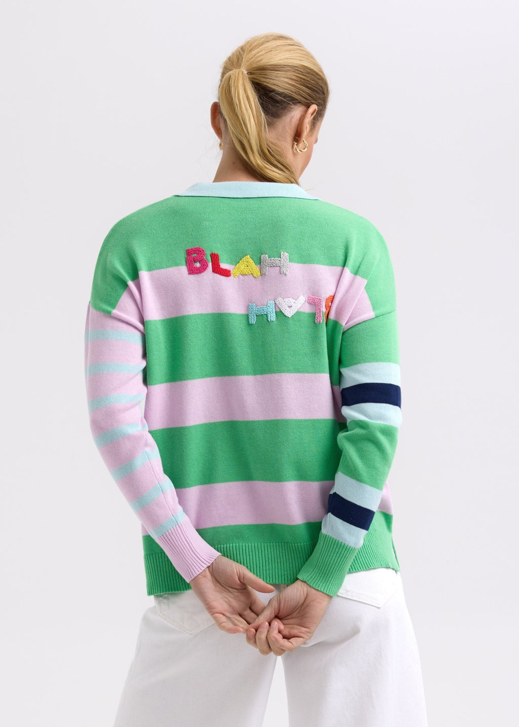 Shop Blah Blah Rugby Top - Zaket & Plover