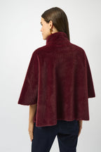 Shop Bonded Faux Fur Suede Jacket - Joseph Ribkoff