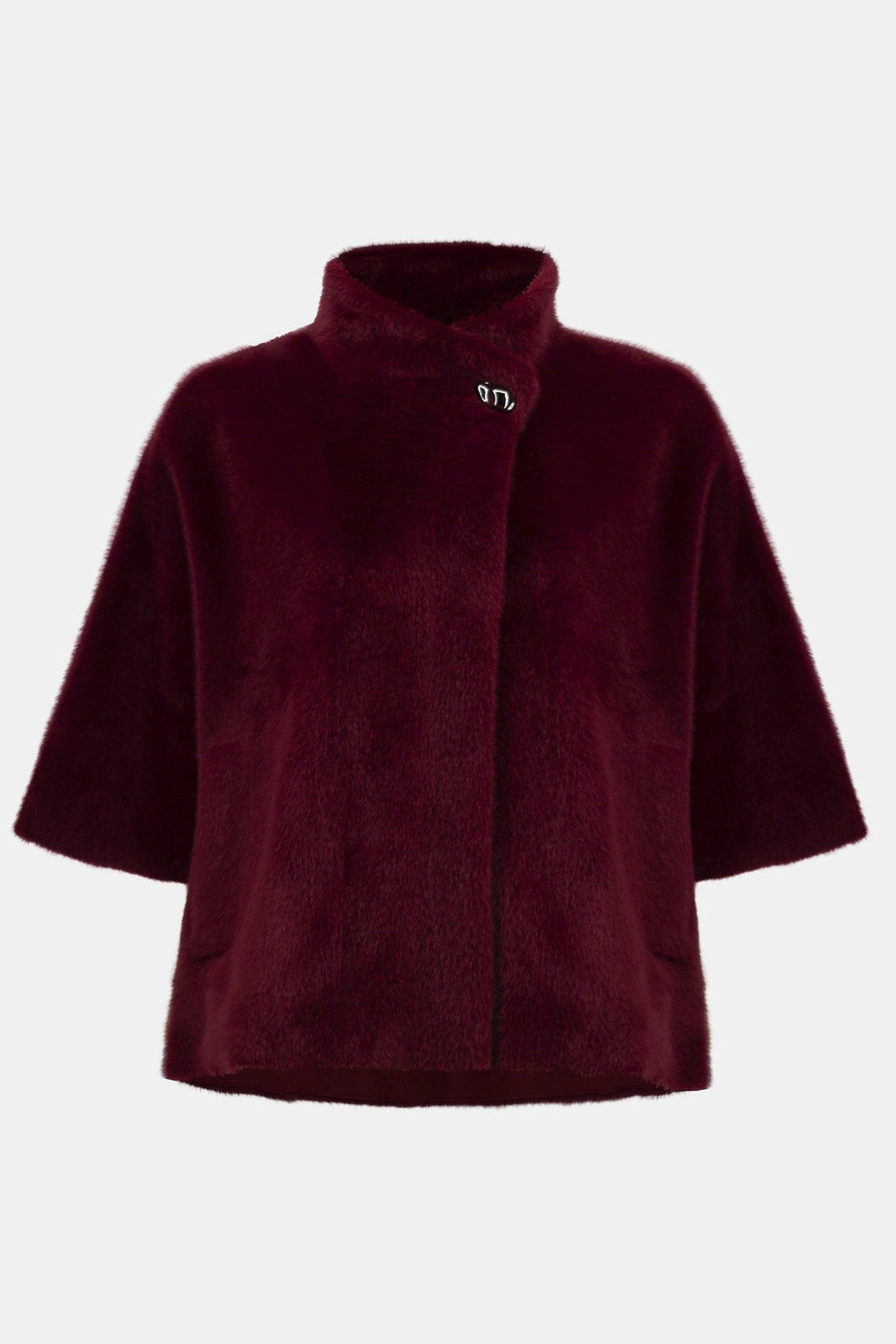 Shop Bonded Faux Fur Suede Jacket - Joseph Ribkoff