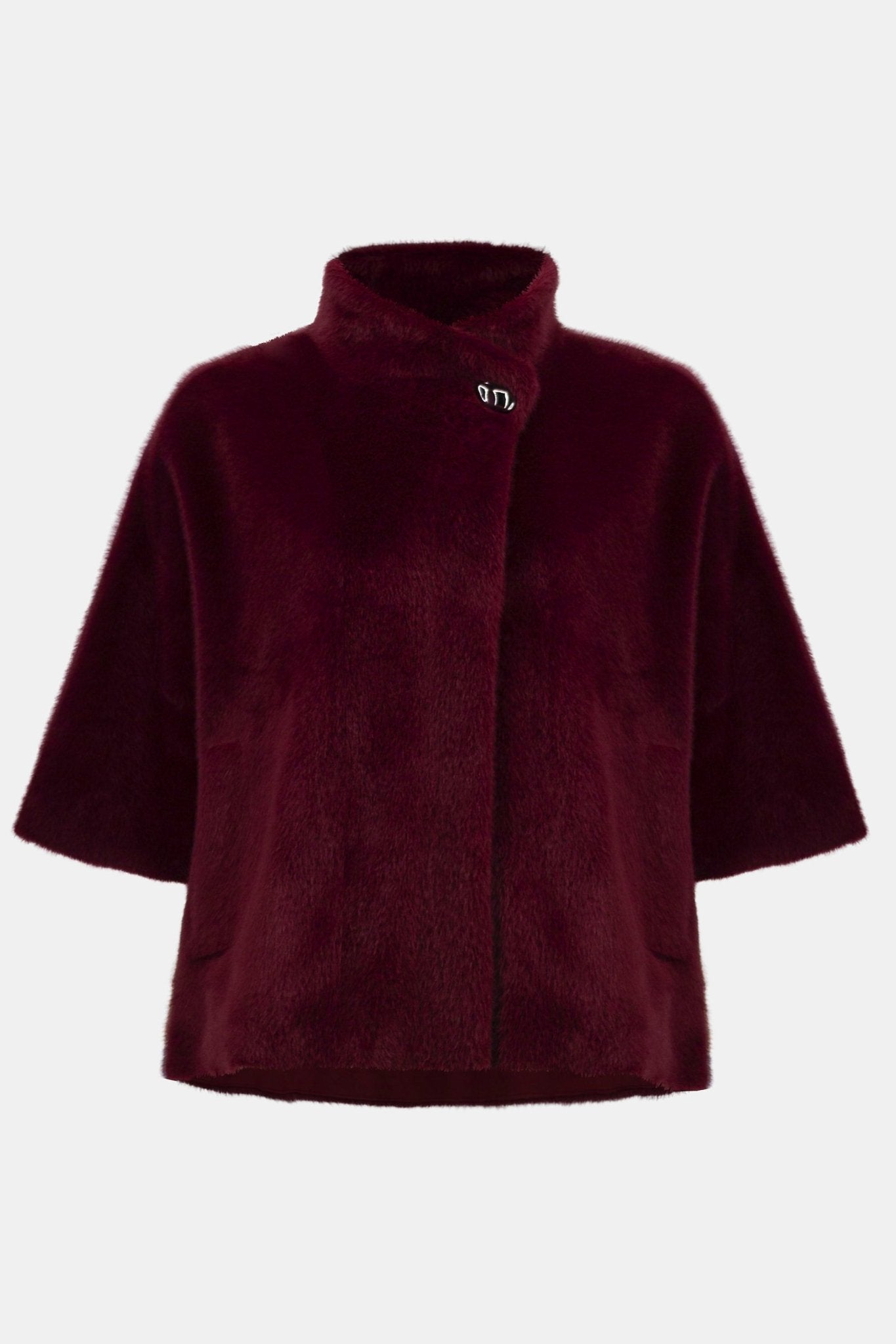 Shop Bonded Faux Fur Suede Jacket - Joseph Ribkoff