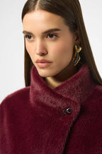Shop Bonded Faux Fur Suede Jacket - Joseph Ribkoff
