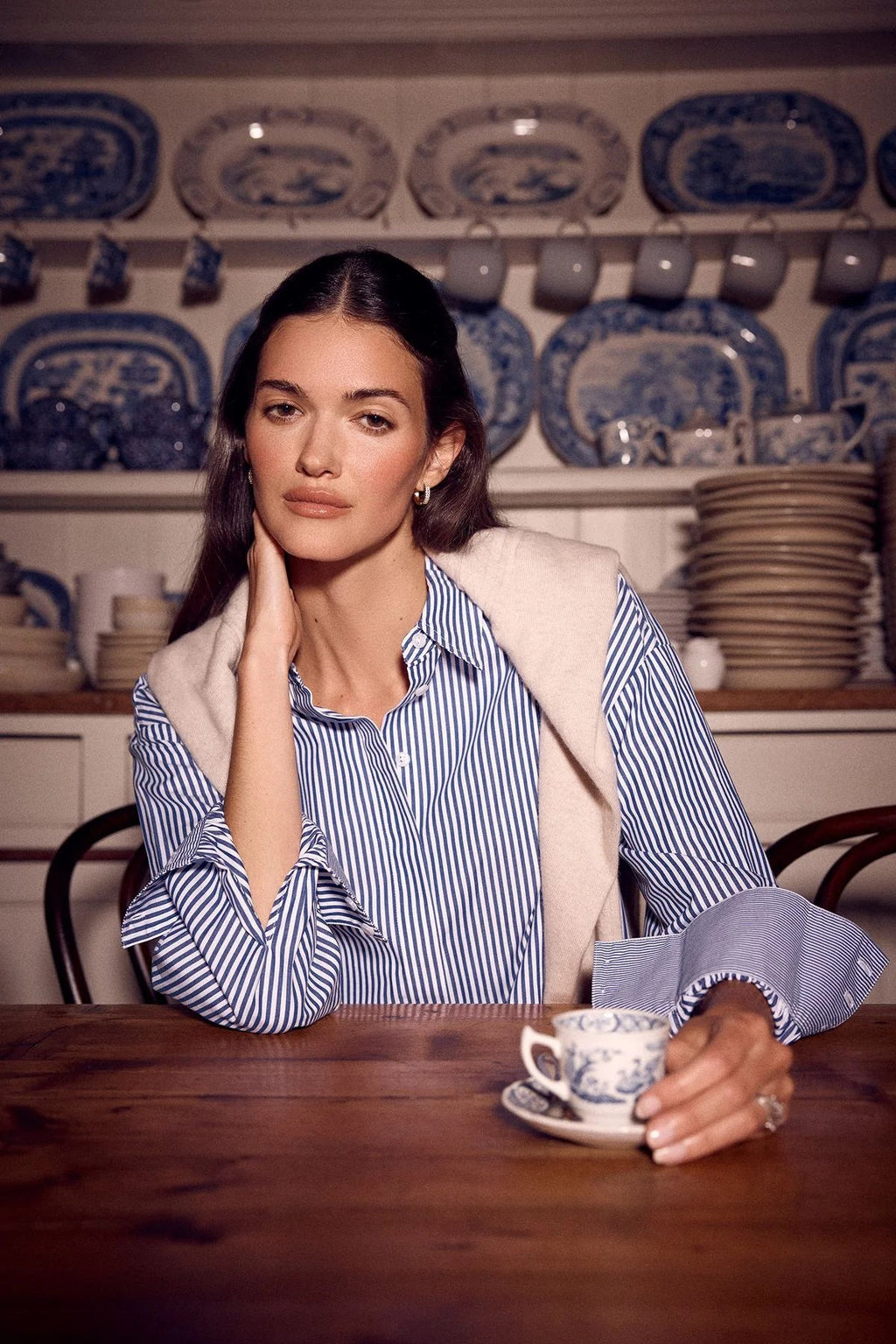 Shop Boyfriend Shirt - Cable Melbourne