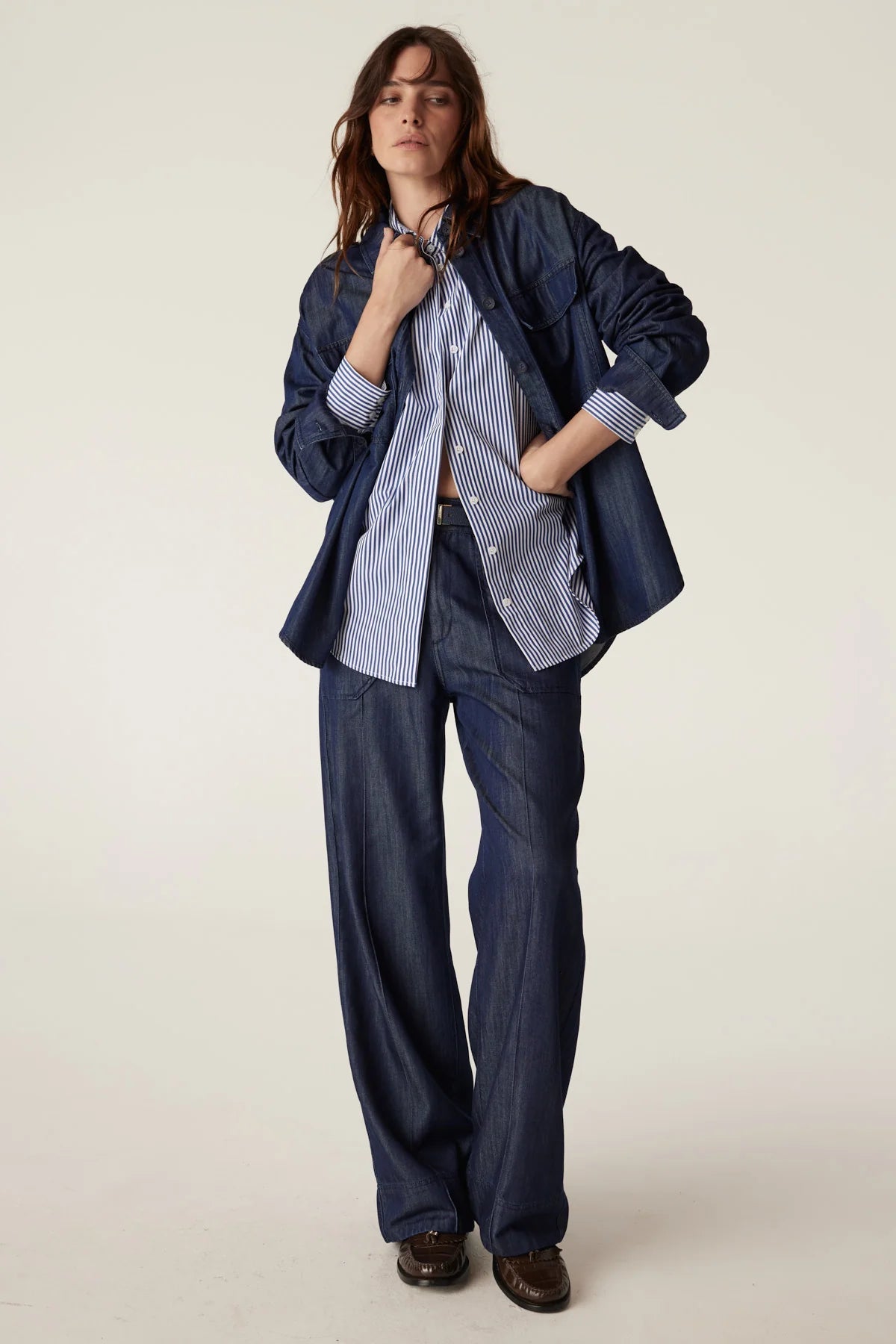 Shop Boyfriend Shirt - Cable Melbourne