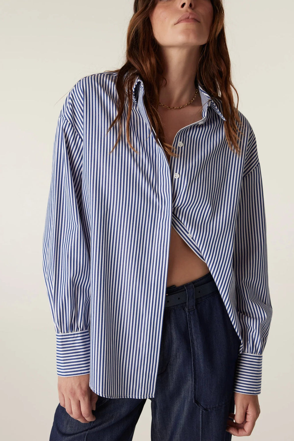 Shop Boyfriend Shirt - Cable Melbourne